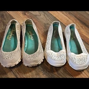 Sketchers lace flats